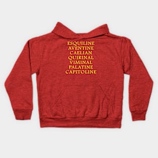 The Seven Hills of Rome Kids Hoodie